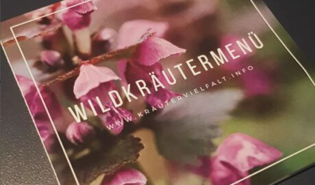 Flyer zum Kräutermenü