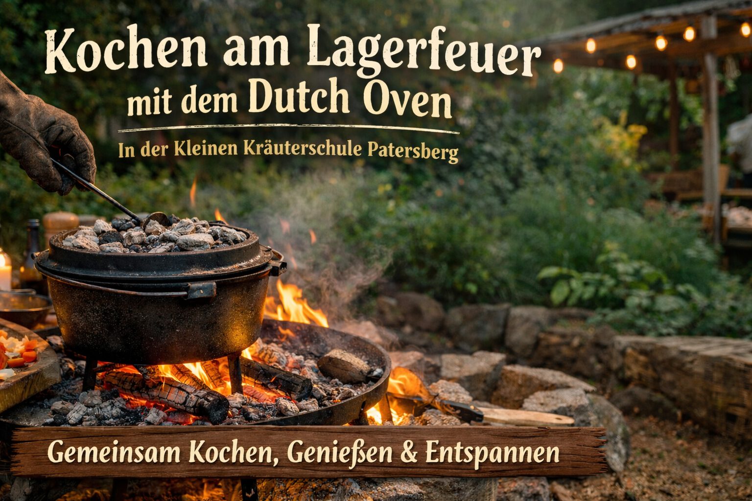 Kochen am Lagerfeuer