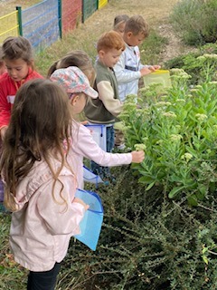 Beim Kinder-Workshop in Weisel